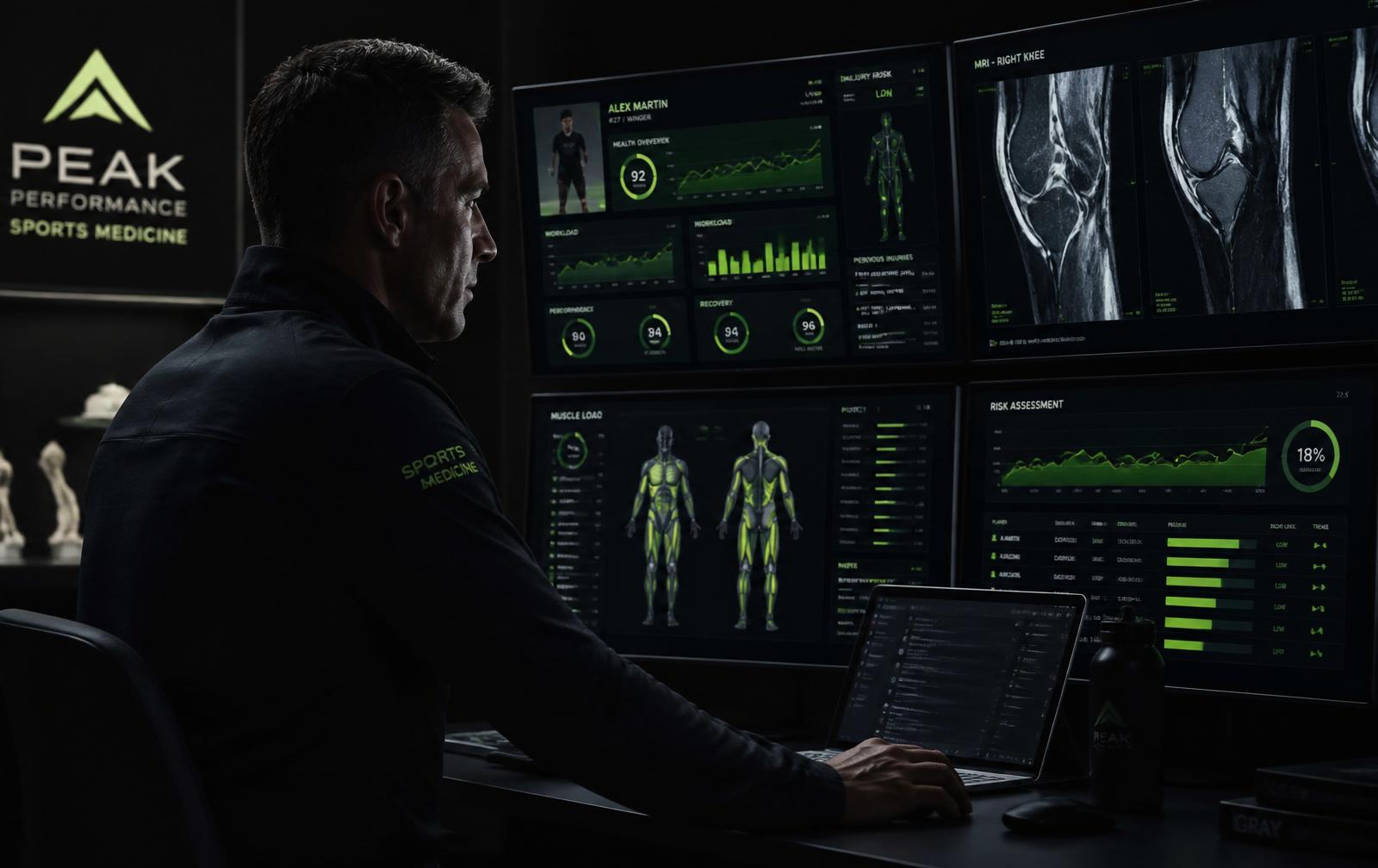 Medical staff reviewing Athlyra dashboards